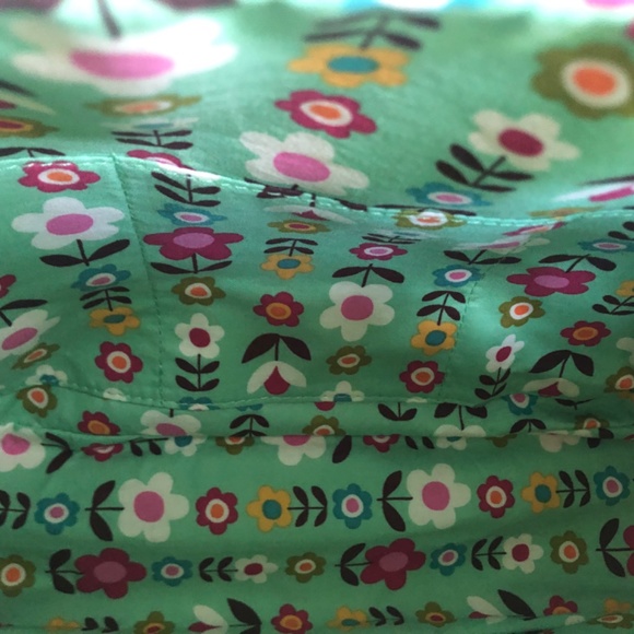 Sale New Vera Bradley Mint Floral Paisley Design Satchel Handbag - Picture 7 of 9